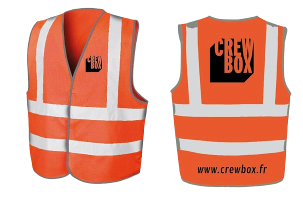 Création de gilet Crex Box pour les JO 2024 de Paris